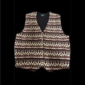 Vintage Woolrich Patterned Vest